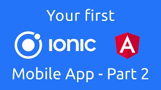 How to create your first mobile app using Ionic Angular  Part 2: Firebase login  Ionic 5