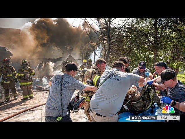 Fort Worth firefighter seriously injured during roof collapse | NBCDFW