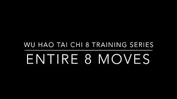 Wu Hao Tai Chi 8 Training Series Part 6 Entire 8 Moves
