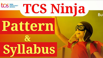 TCS Ninja Syllabus for batch in hindi | tcs ninja exam pattern and syllabus hiring pattern