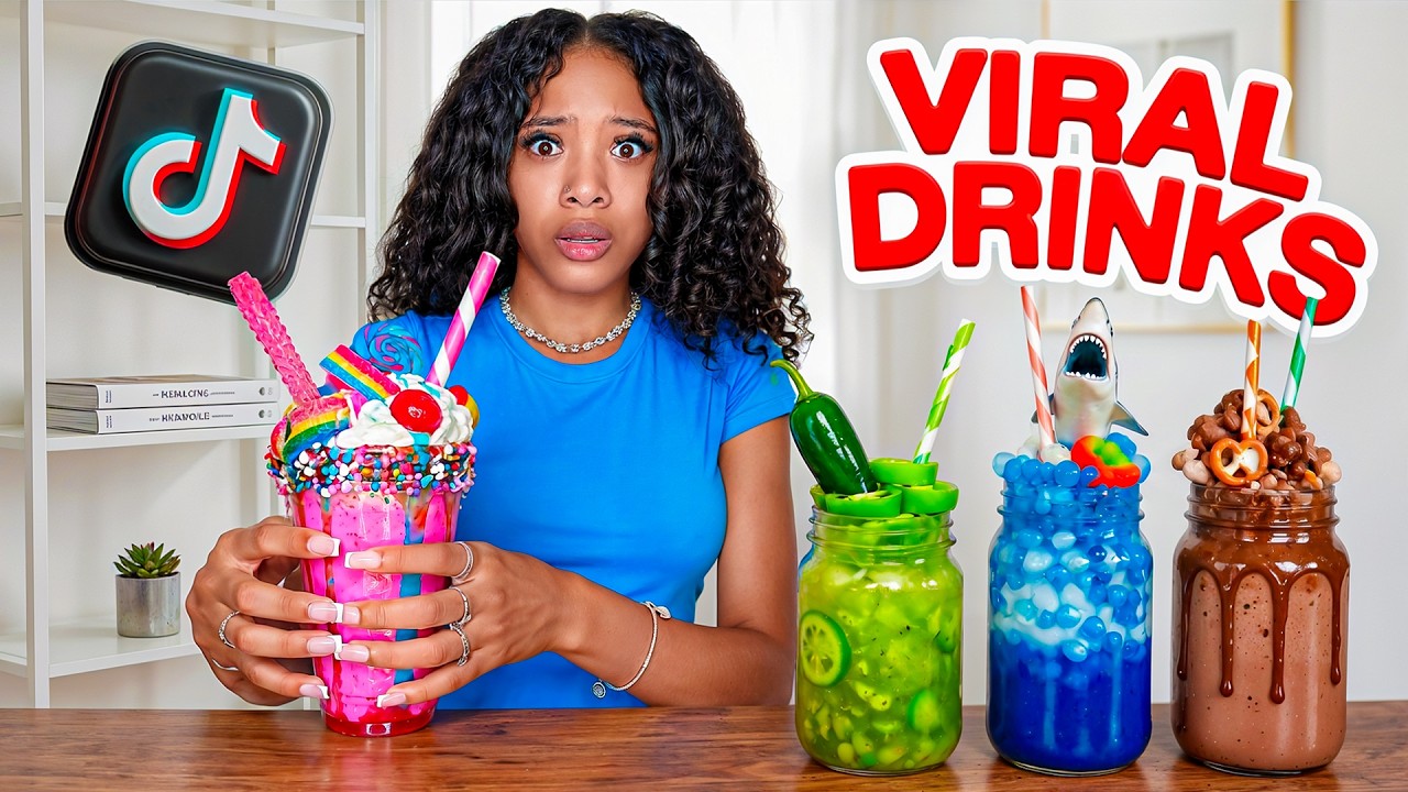 Testing TRENDING TikTok Summer Drink Recipes
