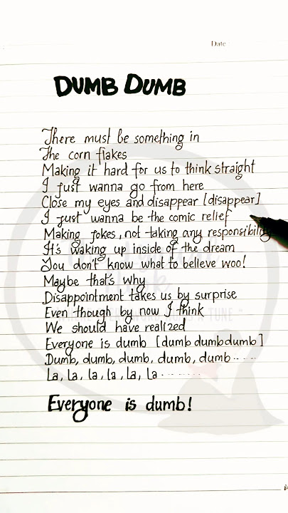 Mazie - Dumb Dumb Sped Up Lyrics 🐝                                        #mazie #dumbdumb #lyrics