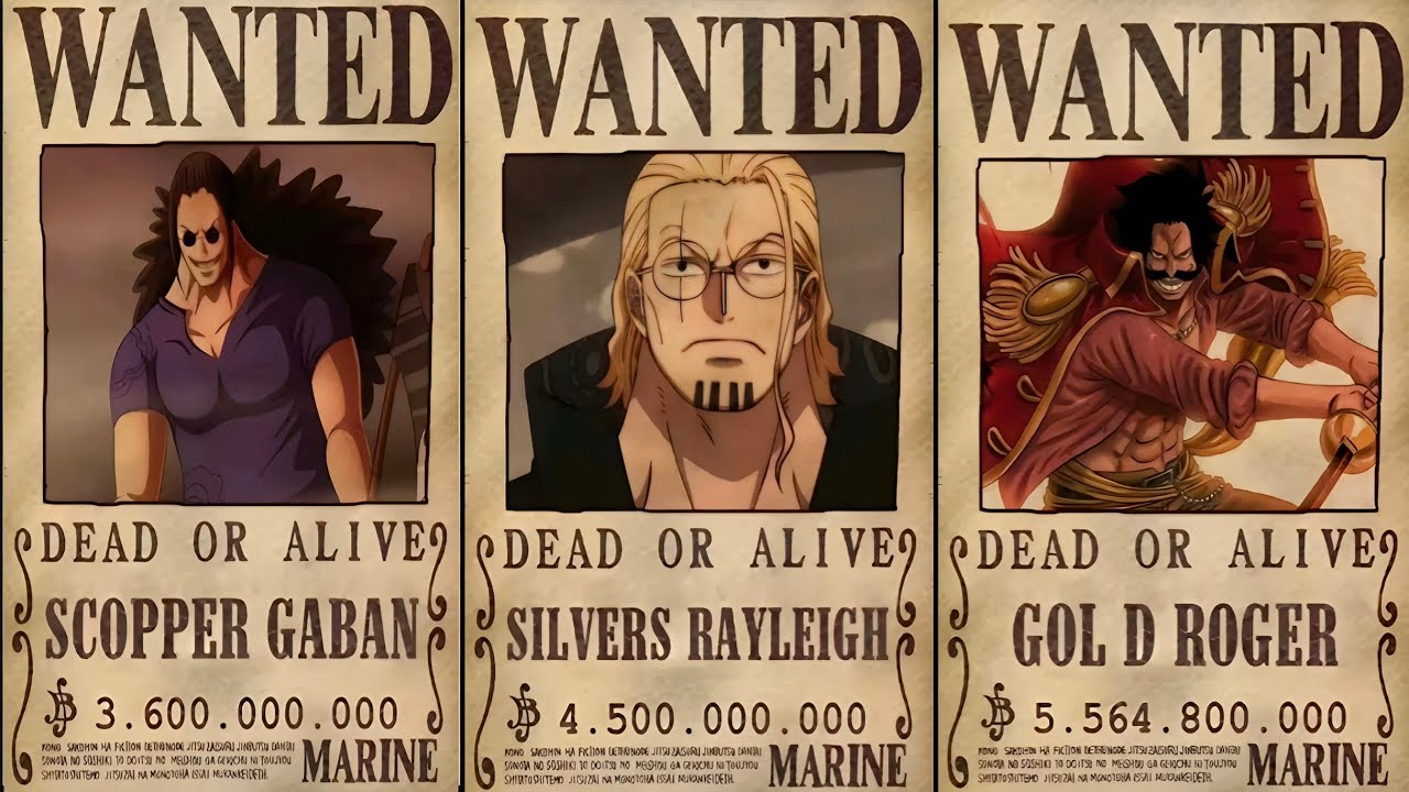 Top 5 Strongest Pirate Crew Bounties Before Worst Gen Era Youtube 
