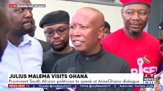 Julius Malema Visits Ghana: Prominent South African politician to speak at AriseGhana dialogue
