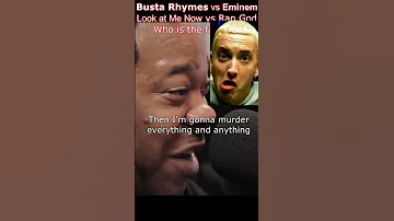 Eminem vs Busta Rhymes 🥵 Who is the fastest rapper in the world? Rap God vs Look at Me Now