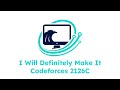 I Will Definitely Make It Codeforces 2126C | Practica de Programacion Competitiva en C++