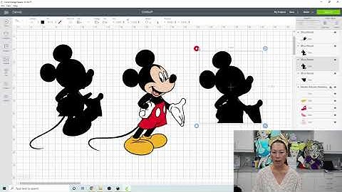 DIY Beginner Off The Mat Character Mickey Mouse - Cricut Design Space Tutorial