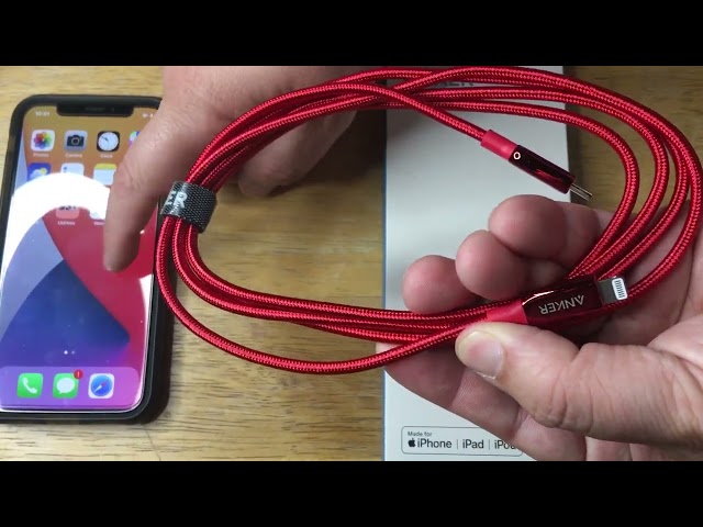 Anker PowerLine+ III Braided USB-C Lightning Tough Cable Review 4-28-22