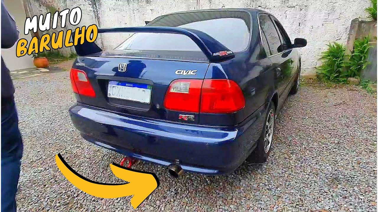 TIREI O CATALISADOR DO MEU HONDA CIVIC 1999 🔥 saiu fogo? - YouTube