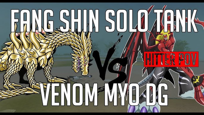 DMO - Fanglongmon Shin showcase (rebalanced stats) 