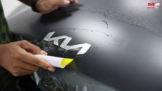Kia Sonet protected with matte PPF (paint protection film)