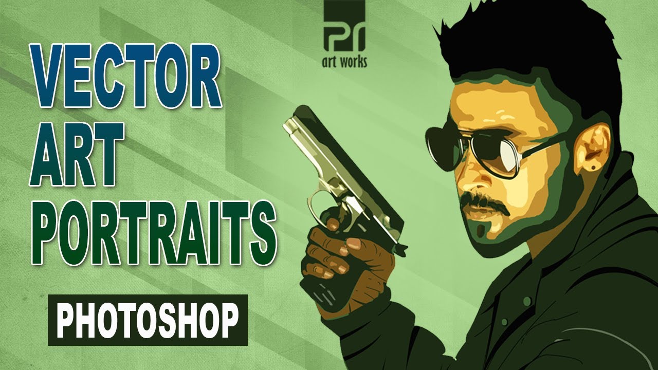 Actor Surya Vector Art / Vexel Art | Photoshop | PR Art Works - YouTube