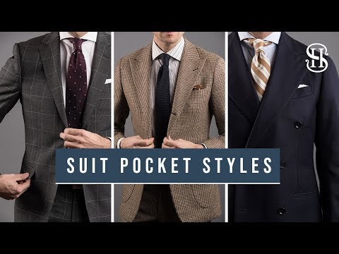 Suit Jacket Pocket Styles | Patch, Flap, Jetted Pockets