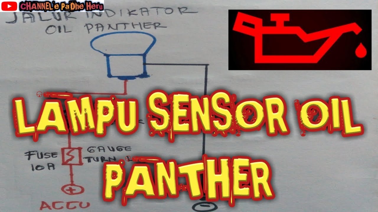 Jalur kelistrikan indikator oil panther #indikatoroil #panther  #CHANNEL'ePa'DheHeru