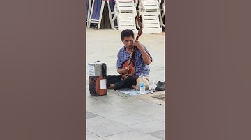 Blind Guitar Player Pattaya Beach