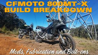 CFMOTO 800MT-X Build Breakdown - Mods, Fabrication and Bolt-ons