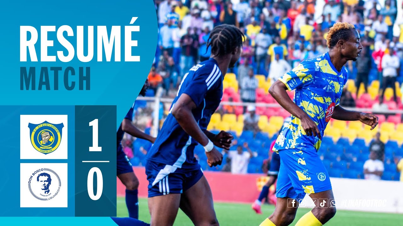ILLICOCASH  LIGUE 1/2024-2025 PLAY-OFFS: FC ST ÉLOI LUPOPO - CS DON BOSCO 1-0, RÉSUMÉ DU MATCH