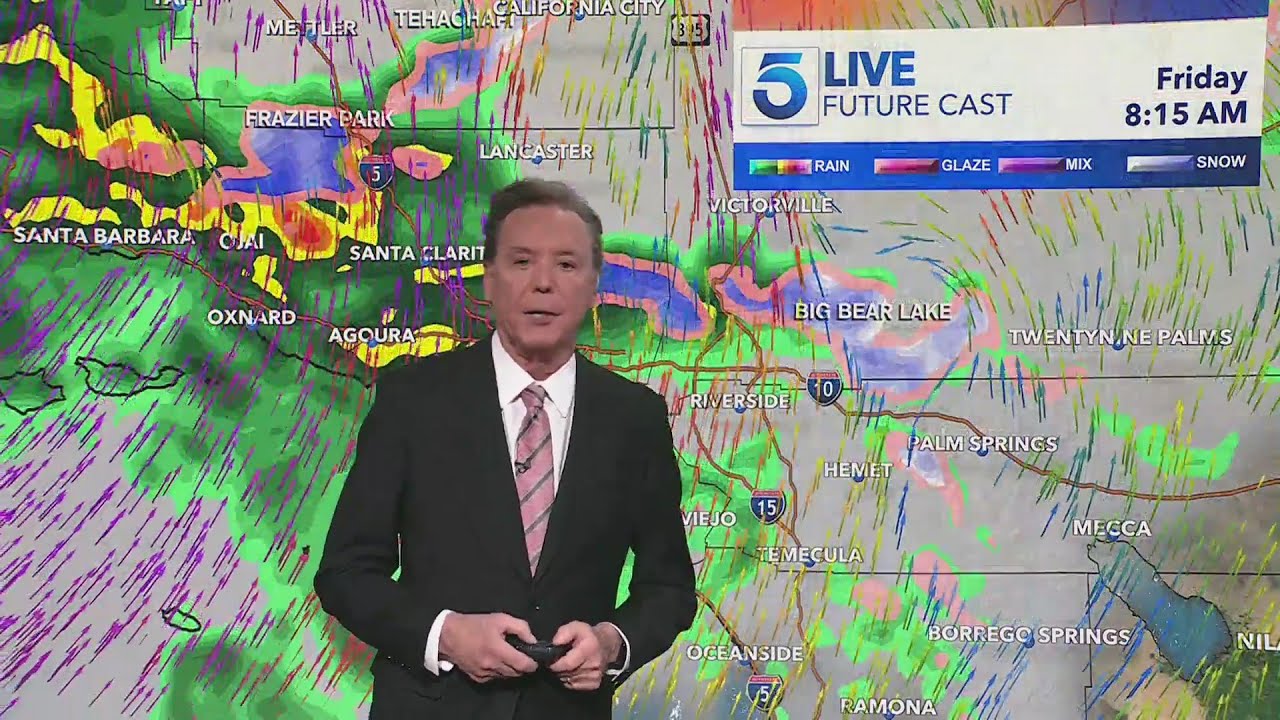Winter Storm Forecast - 8:30 a.m. Friday - YouTube