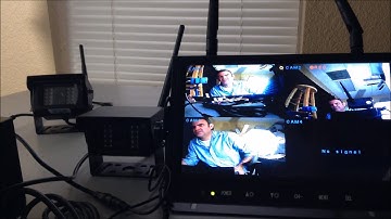 What does it mean when LCD says No Signal - FalconEye Digital Wireless 2-4 Cam DVR System