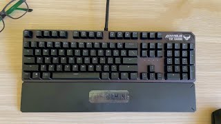 The Asus TUF K3 Gaming Mechanical Keyboard