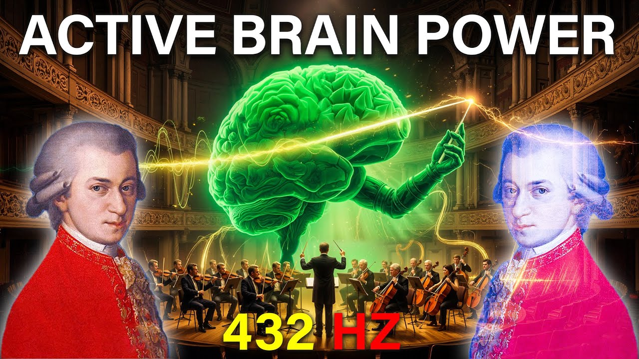 Активируйте свой мозг | Эффект Моцарта на частоте 432 Гц | Классическая музыка для концентрации и яс