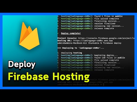 สอน Deploy Firebase hosting ฟรี มีอยู่จริง
