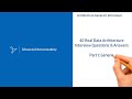 40 Real Data Architect Interview Questions & Answers – Part I
