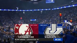 #17 Kentucky vs #13 Alabama Basketball Highlights (2/24/2024)