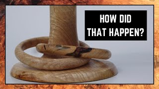 Woodturning A Goblet & how to link captive rings