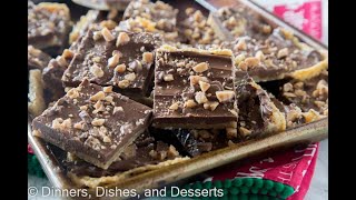 Chocolate Toffee Bars