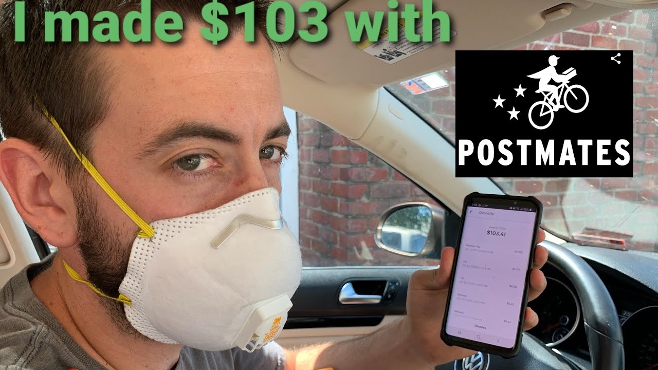 I MADE $103 WITH POSTMATES