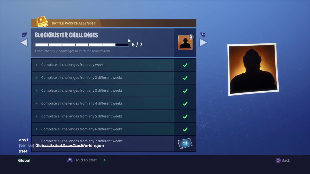 Fortnite Block bluster skin grind - YouTube