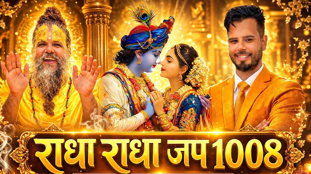 Radha Radha Jap 1008 Times 🌺🙏 | Radha Rani Naam Japa | Powerful Devotional Chant  