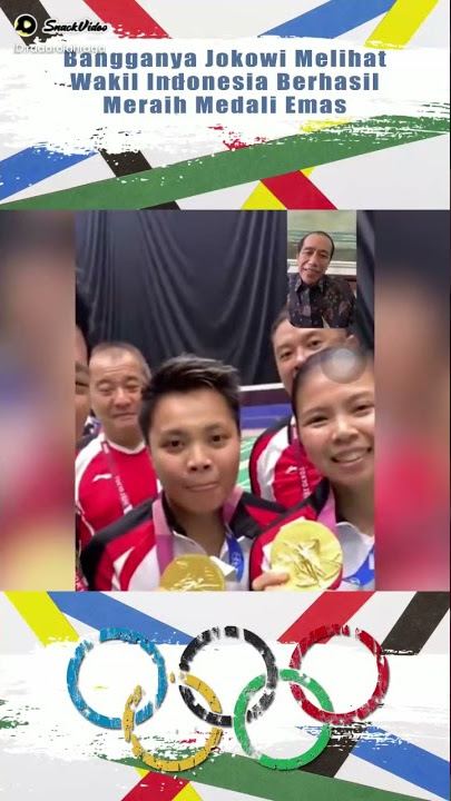 pak presiden Jokowi senang mendengar atas kemenangan badminton Apriani rahayu dan Greysia olii !!!
