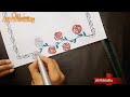 Border Designs/Easy project work designs/Assignment front page design handmade