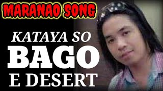 Tarapas Sa desert New! Maranao Song Rinarinao Wow😃2022