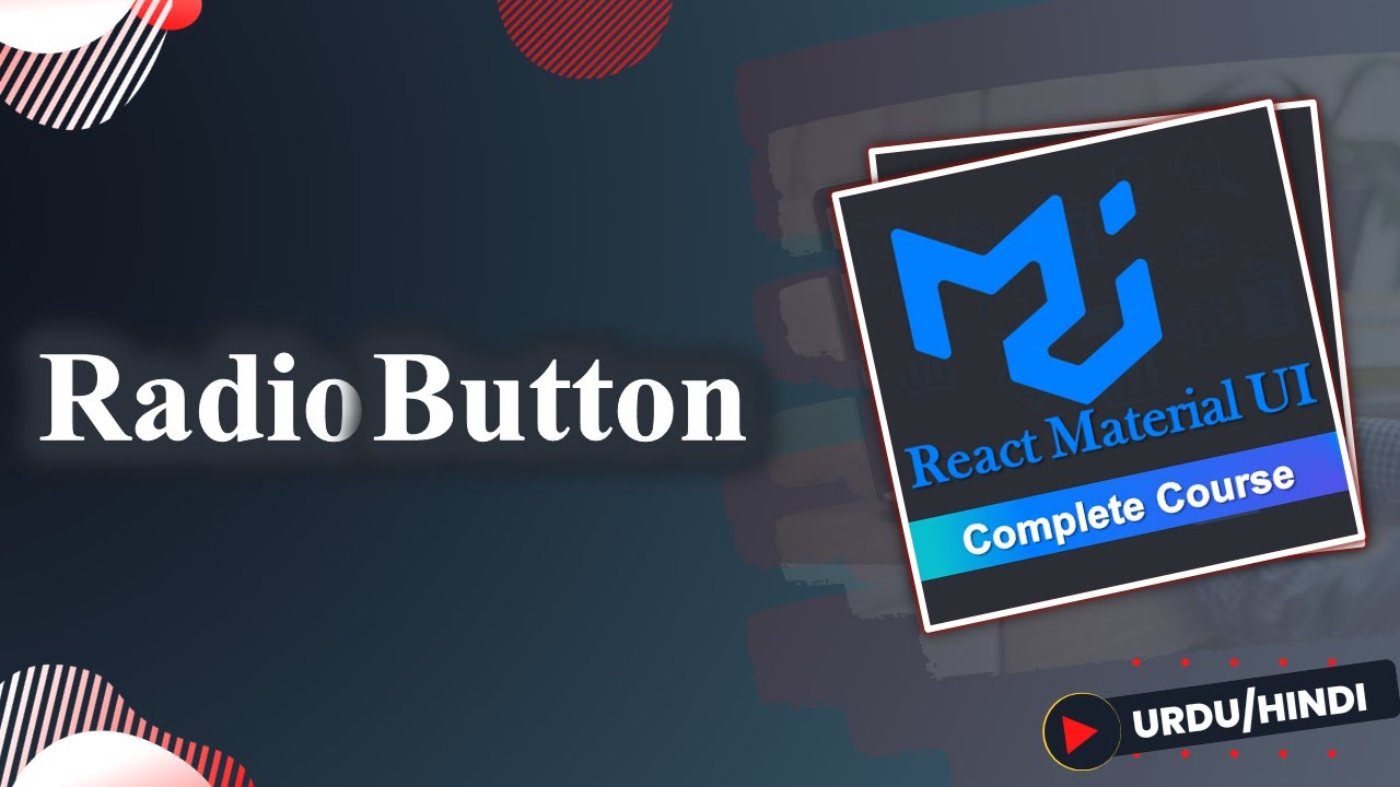 Radio Button in Material UI | React Material UI Tutorials - YouTube