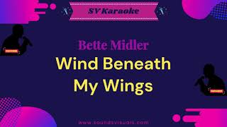 Bette Midler - Wind Beneath My Wings - Karaoke