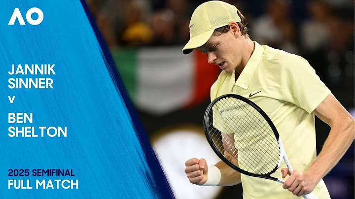 Jannik Sinner v Ben Shelton Full Match | Australian Open 2025 Semifinal