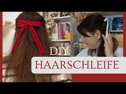 DIY | Sew a festive velvet hair bow