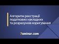 Алгоритм реєстрації податкових накладних та розрахунків коригування