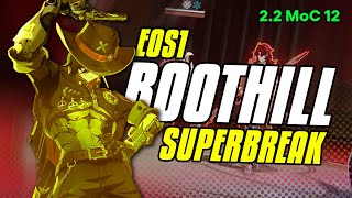 [2.2] E0S1 Boothill Super Break Vs. MoC 12 (Honkai: Star Rail)