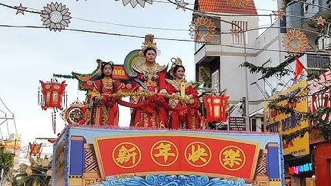 Lễ hội rước chúa bà Thiên Hậu Bình Dương rằn tháng riêng 2023