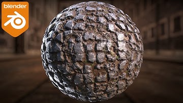 Procedural Cobblestone Material (Blender Tutorial)