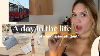 A day in the life of a Hungarian student!!  *Learning one of the most difficult languages*