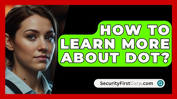 How To Learn More About DoT? - SecurityFirstCorp.com