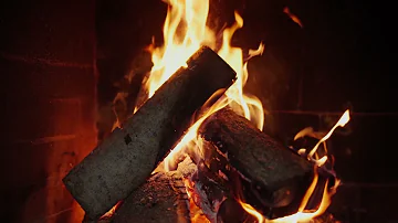 4K fireplace with christmas music 5 hours Ultra HD | Christmas Present