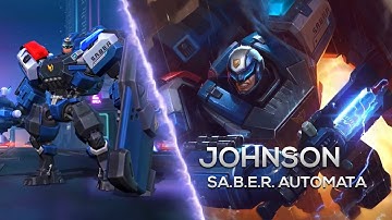 Johnson S.A.B.E.R. Automata Revamp/Rework Skin Script | Early Access | Decker MLBB