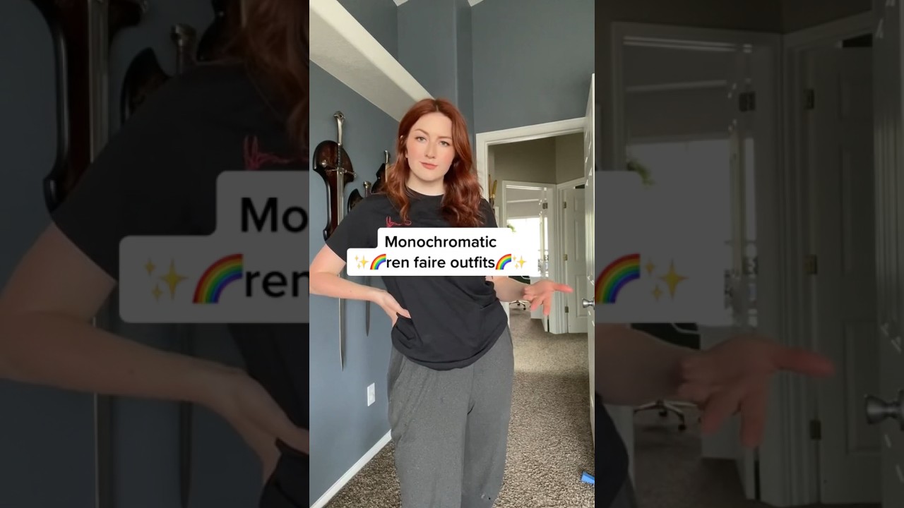 What color would you wear to the ren faire?? I end up wearing a lot of green 🍃🥰