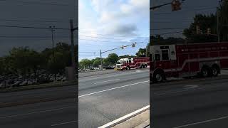 Cobb County Squad 7 Firetruck Responding